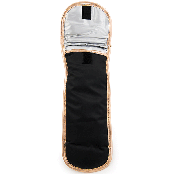 Black & Rose Gold Hair Iron Case
