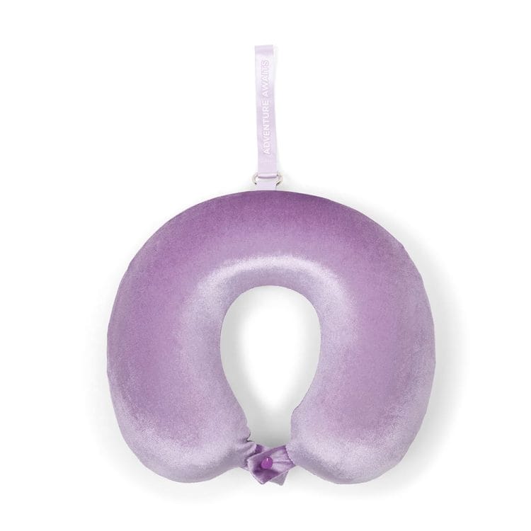 Lilac Travel Neck Pillow - Cyber Lime