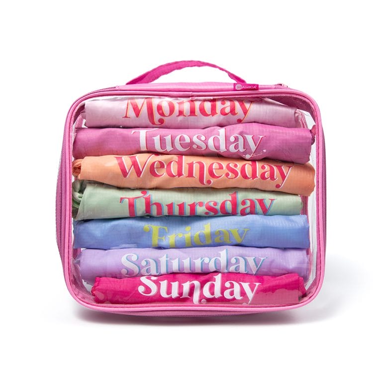 8PC Packing Cubes - Statement Bows