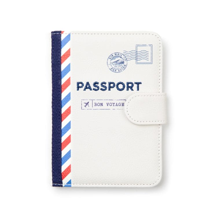 Ivory Passport Case - See the World