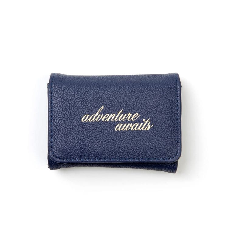 Navy Snap Pill Case - See the World