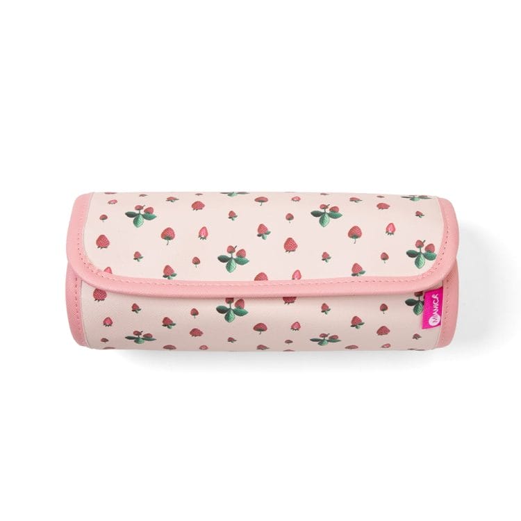 Pink Jewelry Roll - Cottagecore Berry