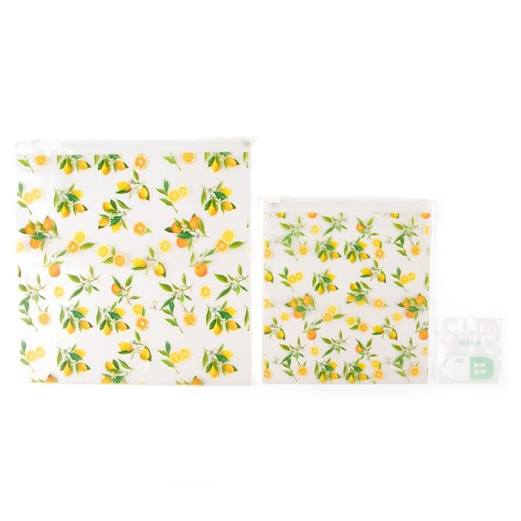 40PC Citrus Resealable Bags - Capri