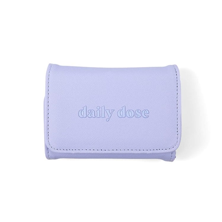 Lilac Snap Pill Case - Tangerine Crush
