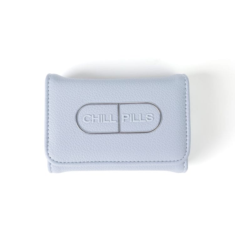 Slate Blue Snap Pill Case
