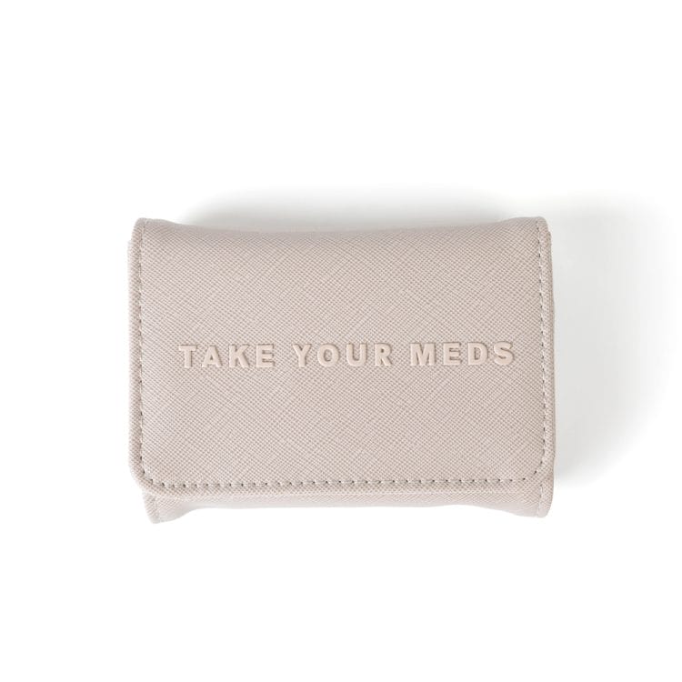 Khaki Snap Pill Case