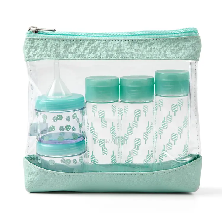 9PC Cylinder Travel Bottle Set - Pickleball