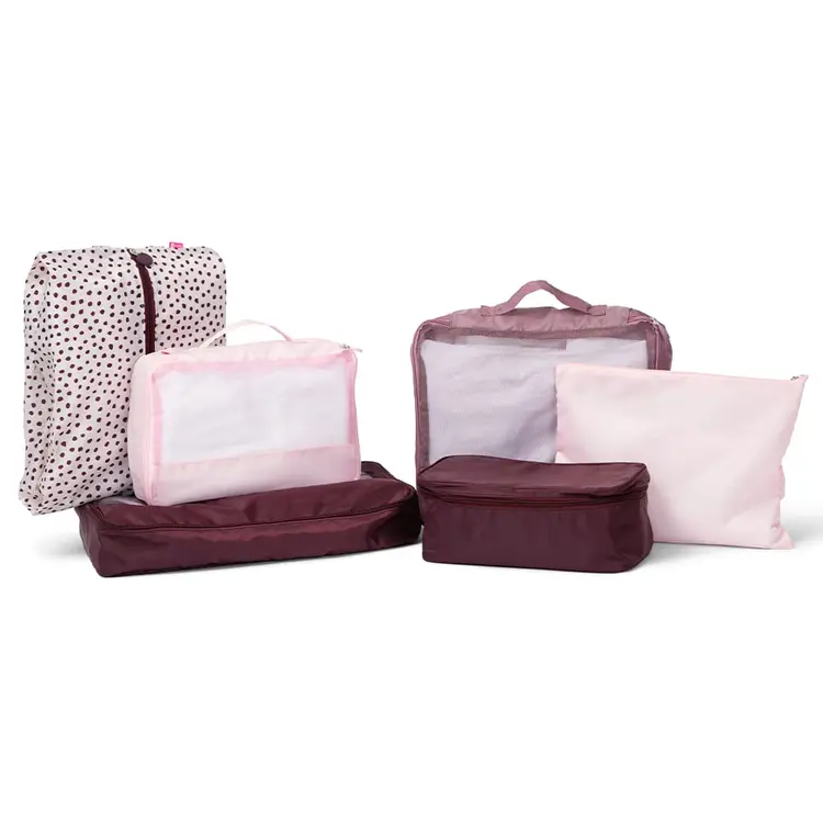 6PC Pink Packing Set