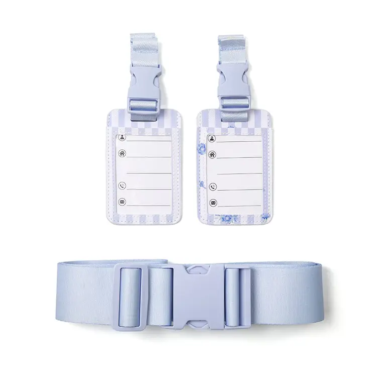 3PC Luggage Tag and Strap Set - Clubhouse Days