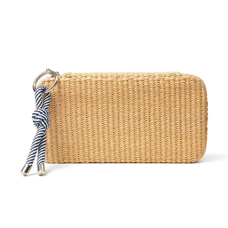 Raffia XL Pill Case - Coastal Charm